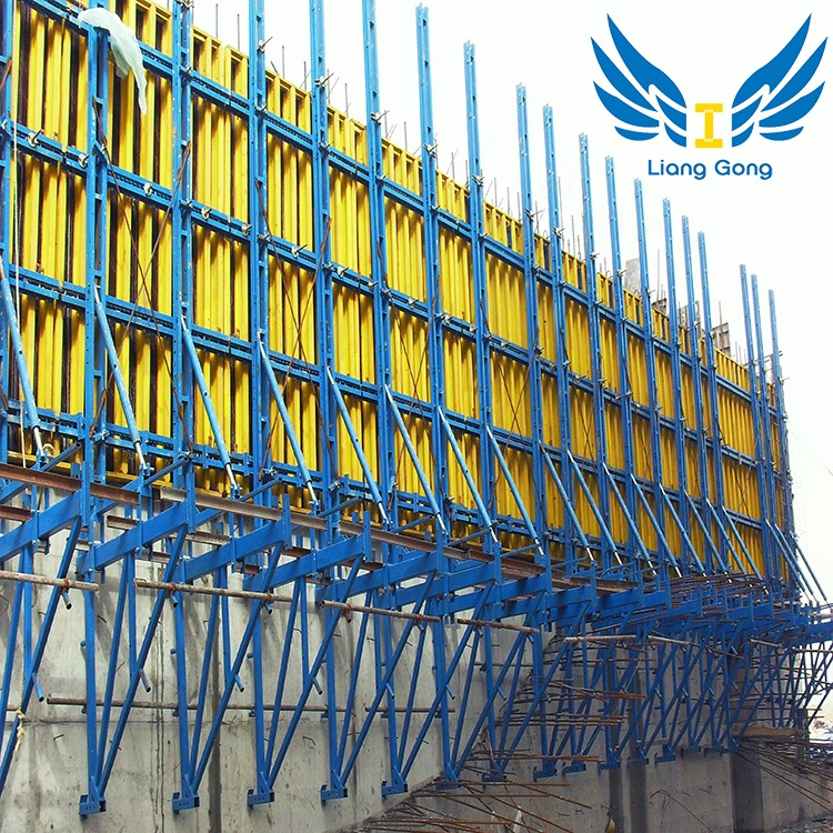 China LianGong Wholesale Brace Frame Suporte de aço de lado único para construção de muro de contenção de metrô