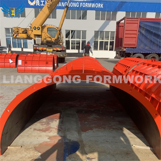 Lianggong fabricante de cofragem de coluna de círculo de aço personalizado para construção de concreto de coluna