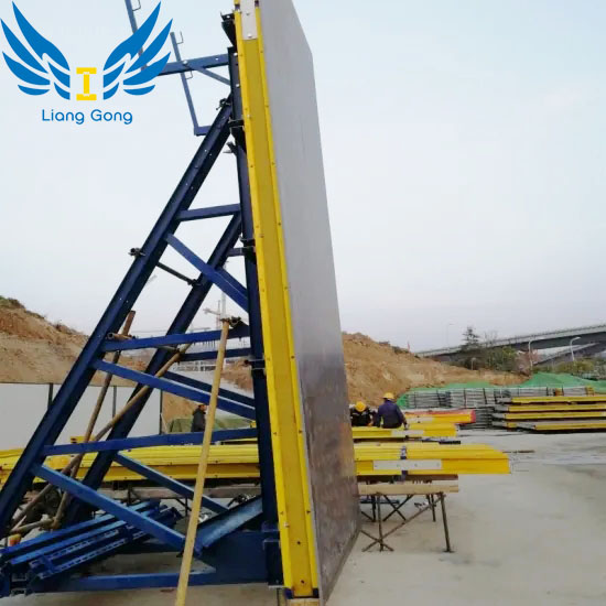 China LianGong Wholesale Brace Frame Suporte de aço de lado único para construção de muro de contenção de metrô