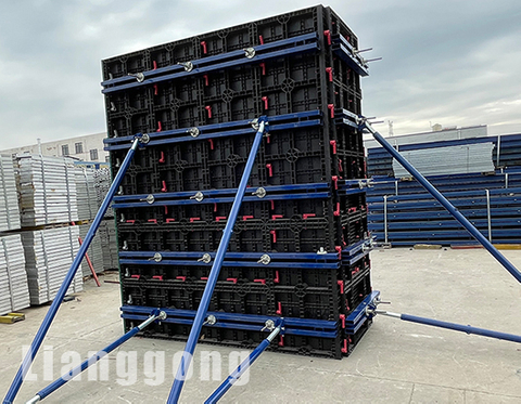 Fôrma plástica ABS ajustável para construção de concreto