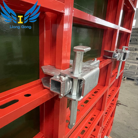 Materiais de construção leves, cofragem de estrutura de alumínio revestida com madeira compensada de 15 mm para projetos de construção verticais