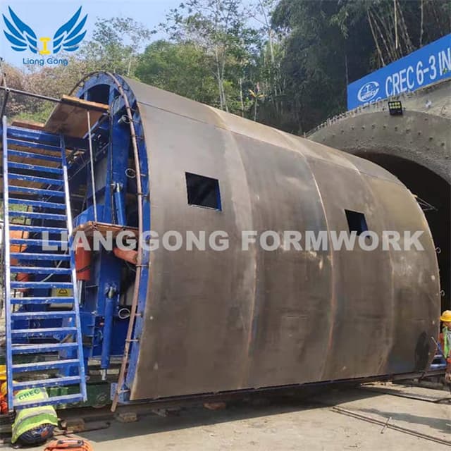 Trole hidráulico de aço do forro do túnel para a construção do túnel Railway