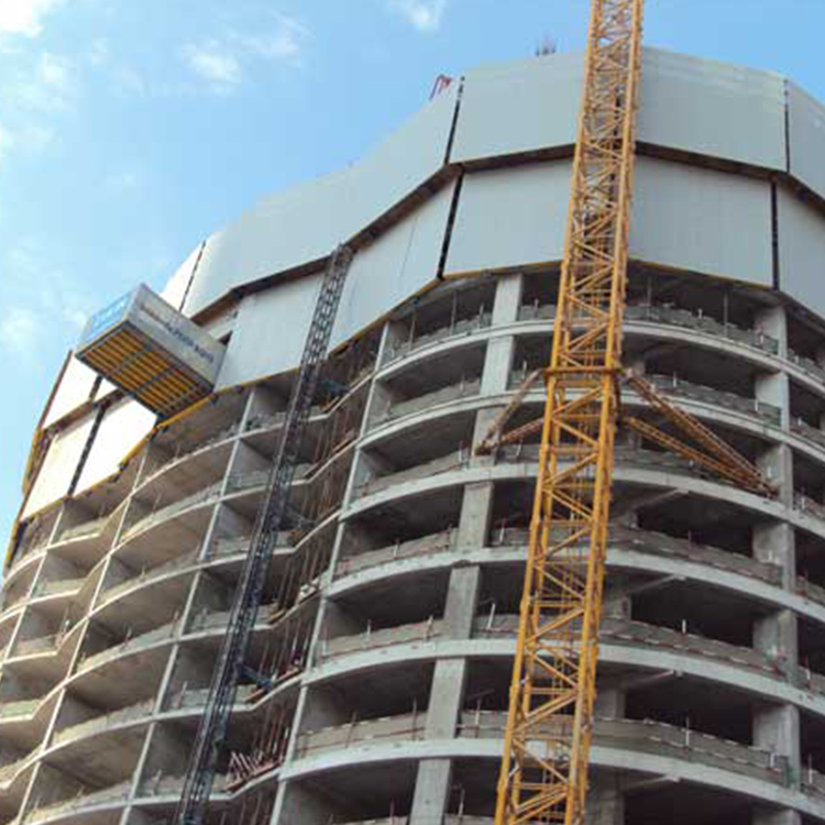 Tela de proteção do fabricante chinês e plataforma de descarga para construção de concreto